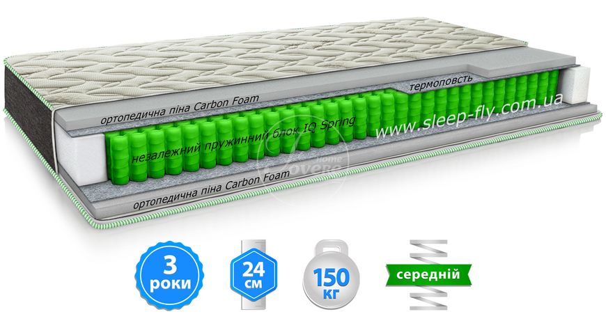 Матрас Organic Epsilon Sleep&Fly™ 010050 фото